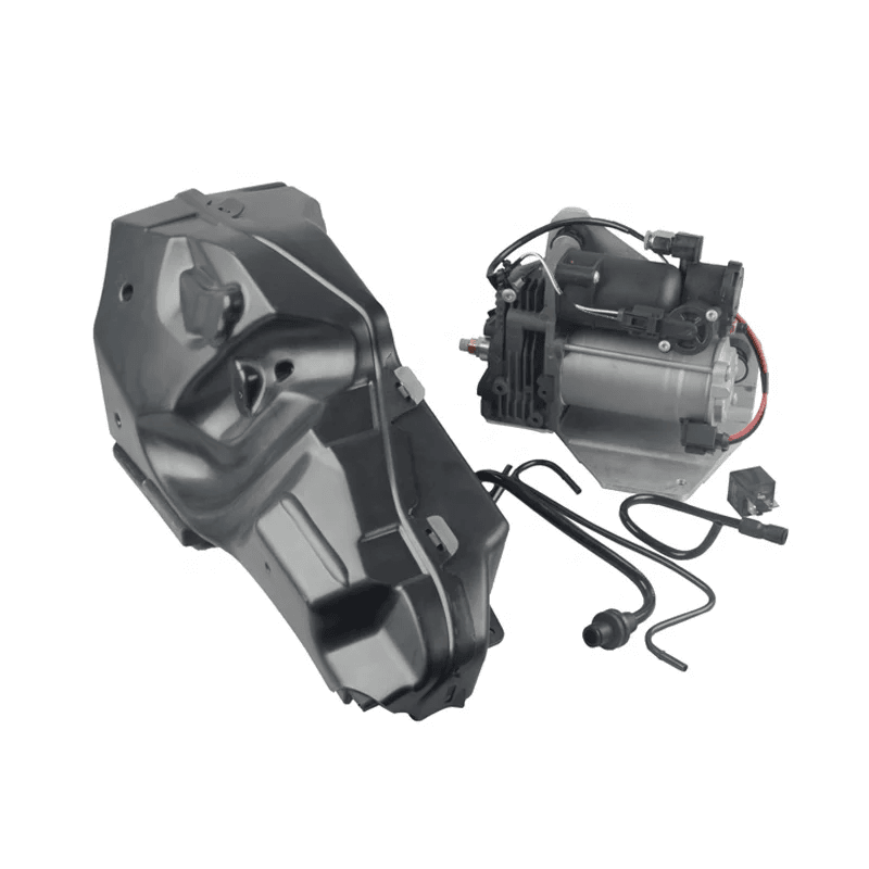 Compresor de suspensión neumática con cubierta plástica para Land Rover Discovery 3 / Discovery 4 / Range Rover Sport – OEM LR044360 / LR045251